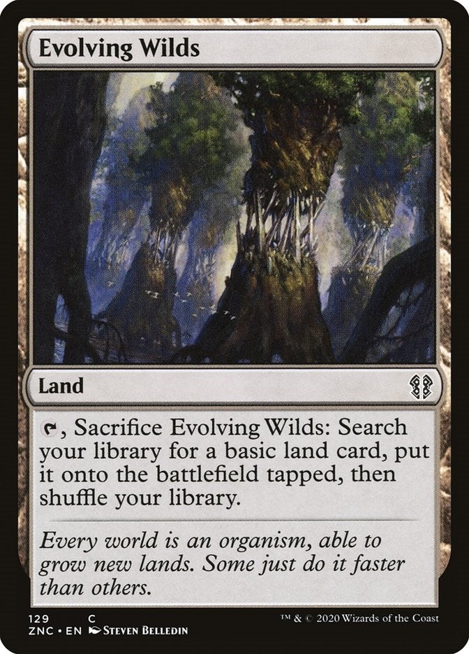 Evolving Wilds (129) (Commander: Zendikar Rising)