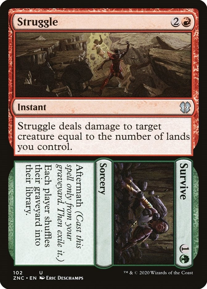 Struggle // Survive (102) (Commander: Zendikar Rising)