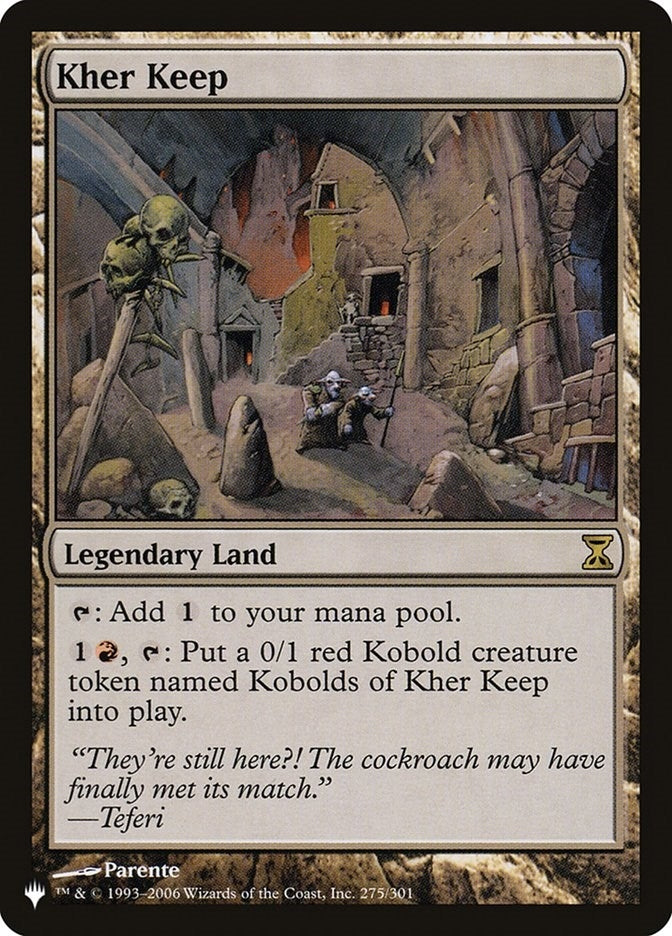 Kher Keep (275/301) (The List Reprints)