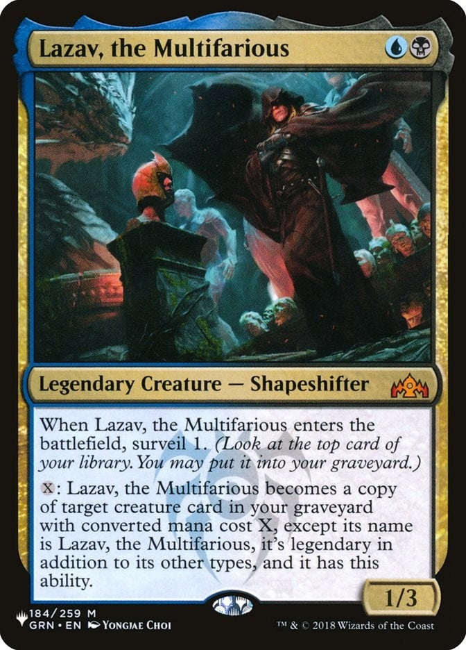 Lazav, the Multifarious (184/259) (The List Reprints)