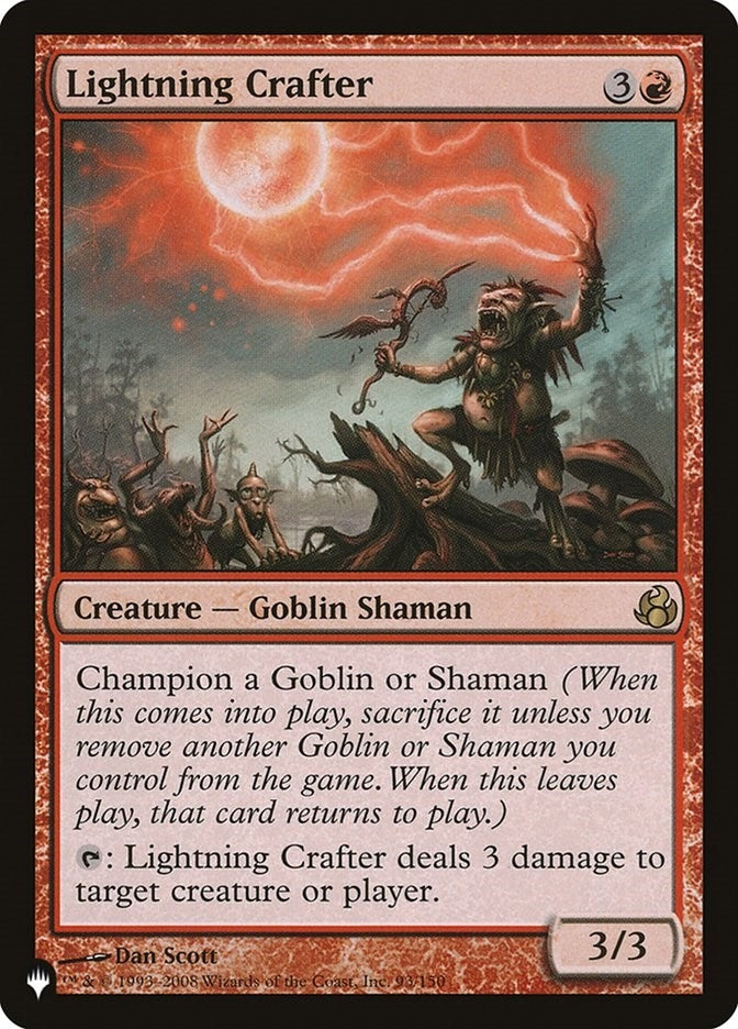 Lightning Crafter (93/150) (The List Reprints)