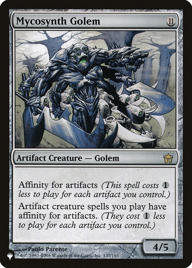Mycosynth Golem (137/165) (The List Reprints)