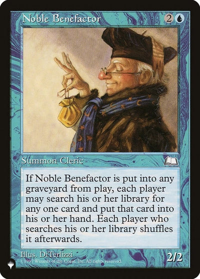Noble Benefactor (The List Reprints)