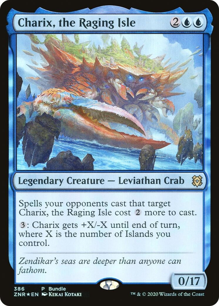 Charix, the Raging Isle (ZNR Bundle) (386) (Unique and Miscellaneous Promos)