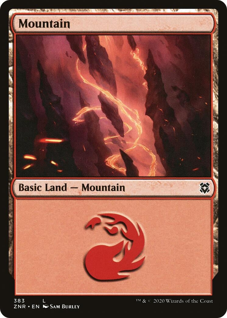 Mountain (383) (Zendikar Rising)