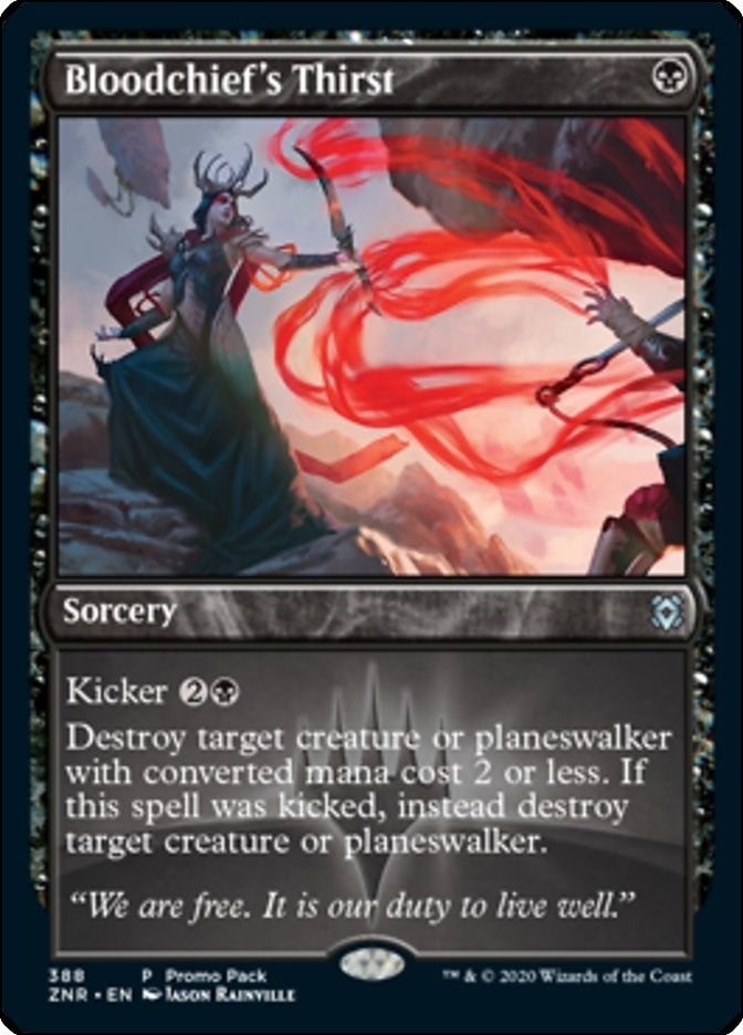 Bloodchief's Thirst (388) (Promo Pack: Zendikar Rising)