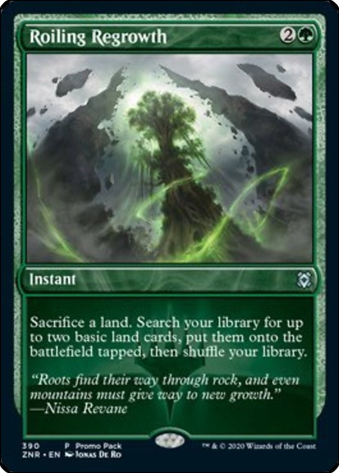 Roiling Regrowth (390) (Promo Pack: Zendikar Rising)
