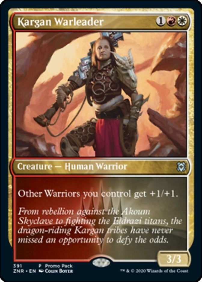 Kargan Warleader (391) (Promo Pack: Zendikar Rising)