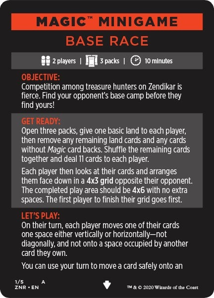 Magic Minigame: Base Race (1) (Zendikar Rising)