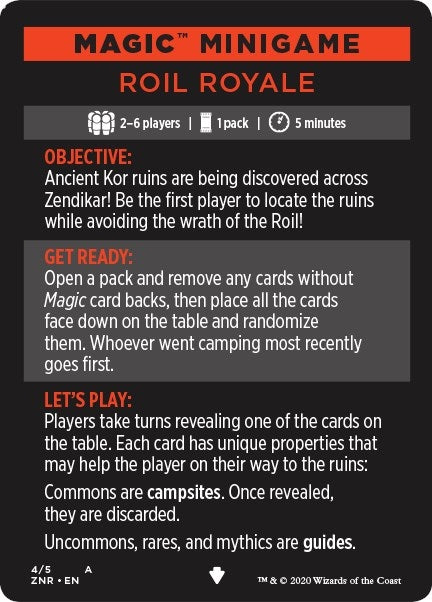 Magic Minigame: Roil Royale (4) (Zendikar Rising)