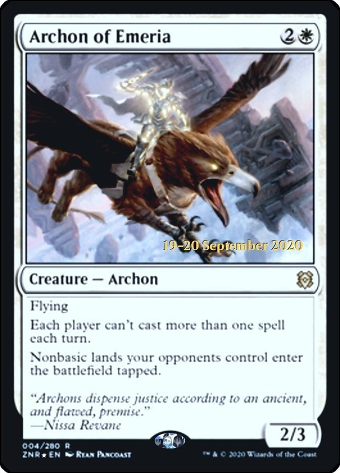 Archon of Emeria (4) (Prerelease Cards)