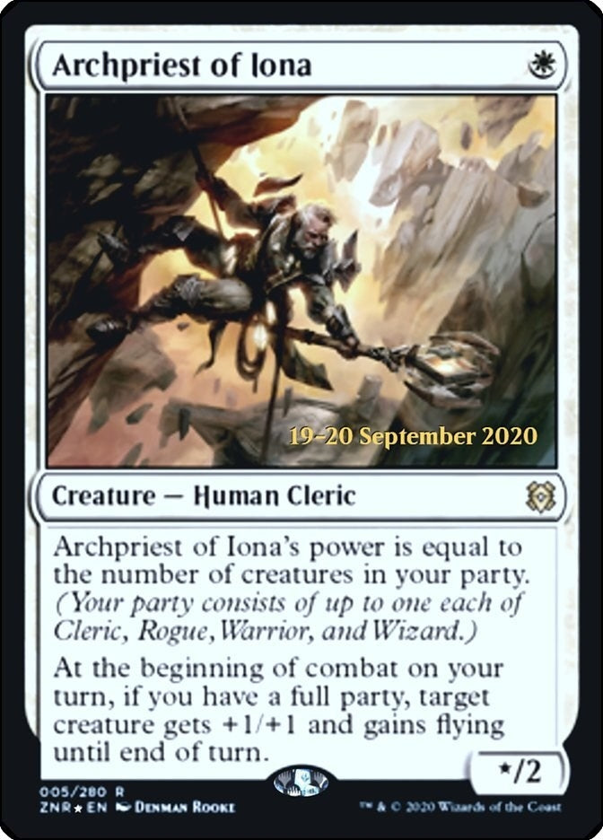 Archpriest of Iona (5) (Prerelease Cards)