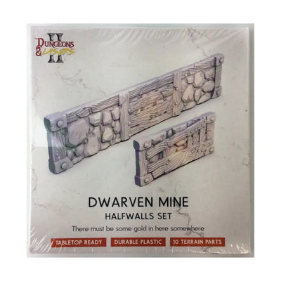 Dungeons & Lasers: Dwarven Mine Half Walls Set