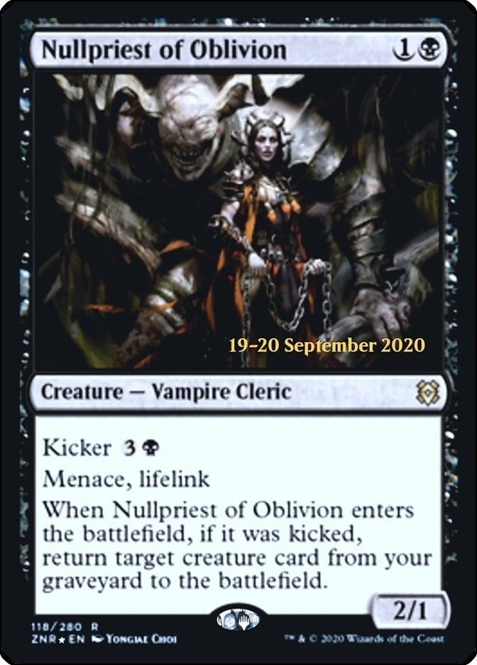 Nullpriest of Oblivion (118) (Prerelease Cards)