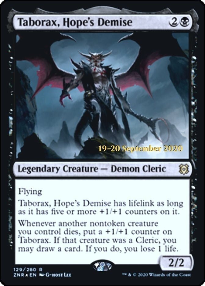 Taborax, Hope's Demise (129) (Prerelease Cards)