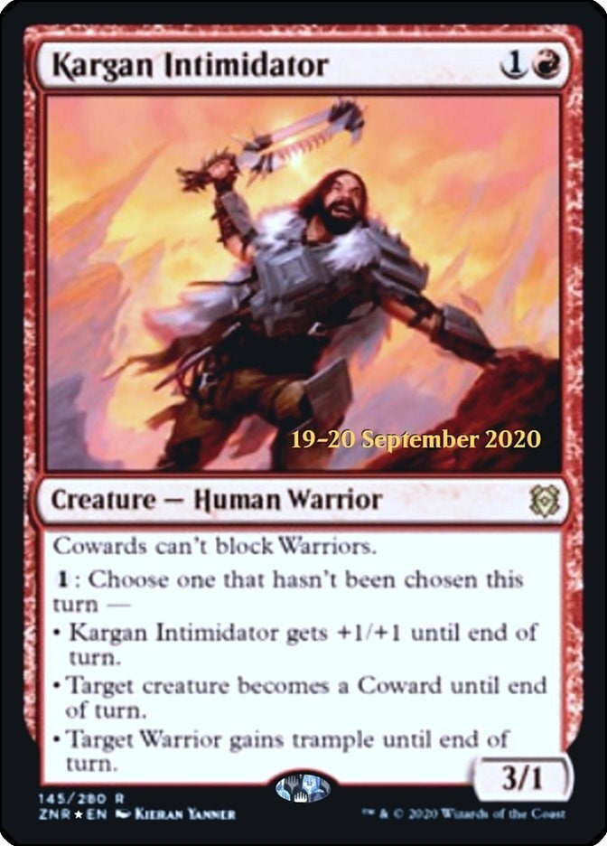 Kargan Intimidator (145) (Prerelease Cards)