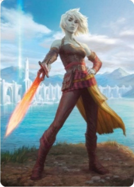 Nahiri, Heir of the Ancients Art Card (3/81) (3) (Art Series: Zendikar Rising)