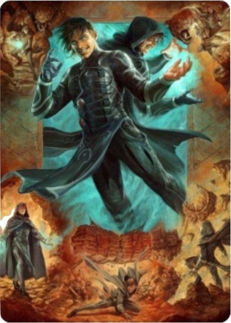Jace, Mirror Mage Art Card (2/81) (2) (Art Series: Zendikar Rising)