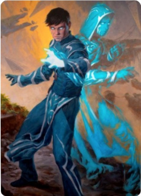 Jace, Mirror Mage Art Card (1/81) (1) (Art Series: Zendikar Rising)