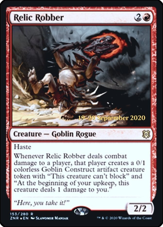 Relic Robber (153) (Prerelease Cards)