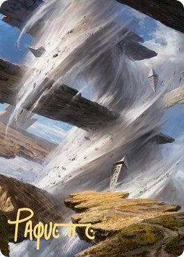 Plains Art Card (8/81) (Gold-Stamped Signature) (8) (Art Series: Zendikar Rising)