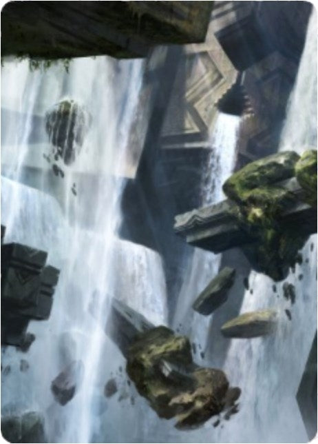 Island Art Card (10/81) (10) (Art Series: Zendikar Rising)
