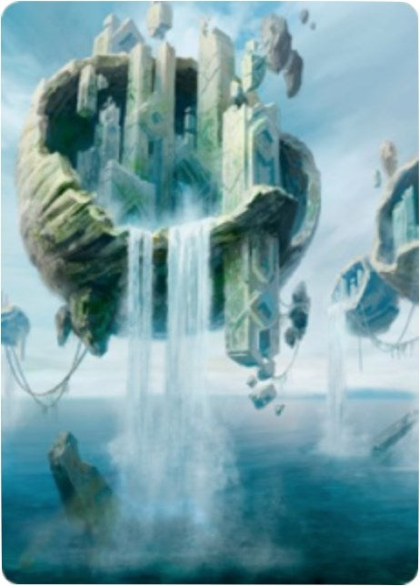 Island Art Card (11/81) (11) (Art Series: Zendikar Rising)