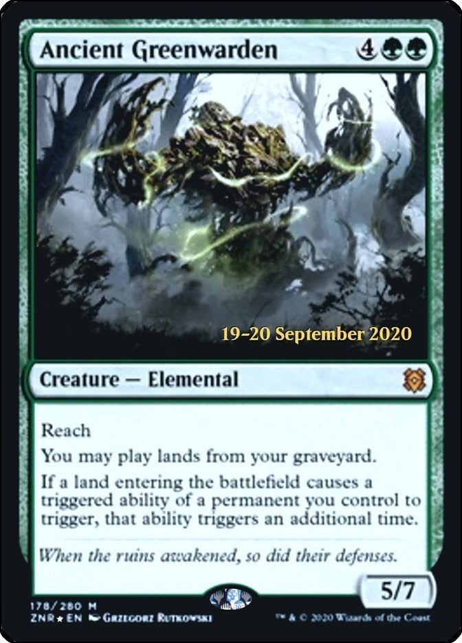 Ancient Greenwarden (178) (Prerelease Cards)