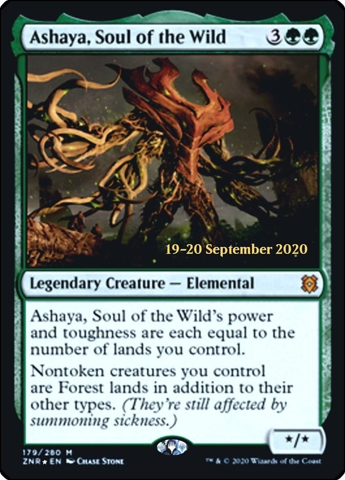 Ashaya, Soul of the Wild (179) (Prerelease Cards)