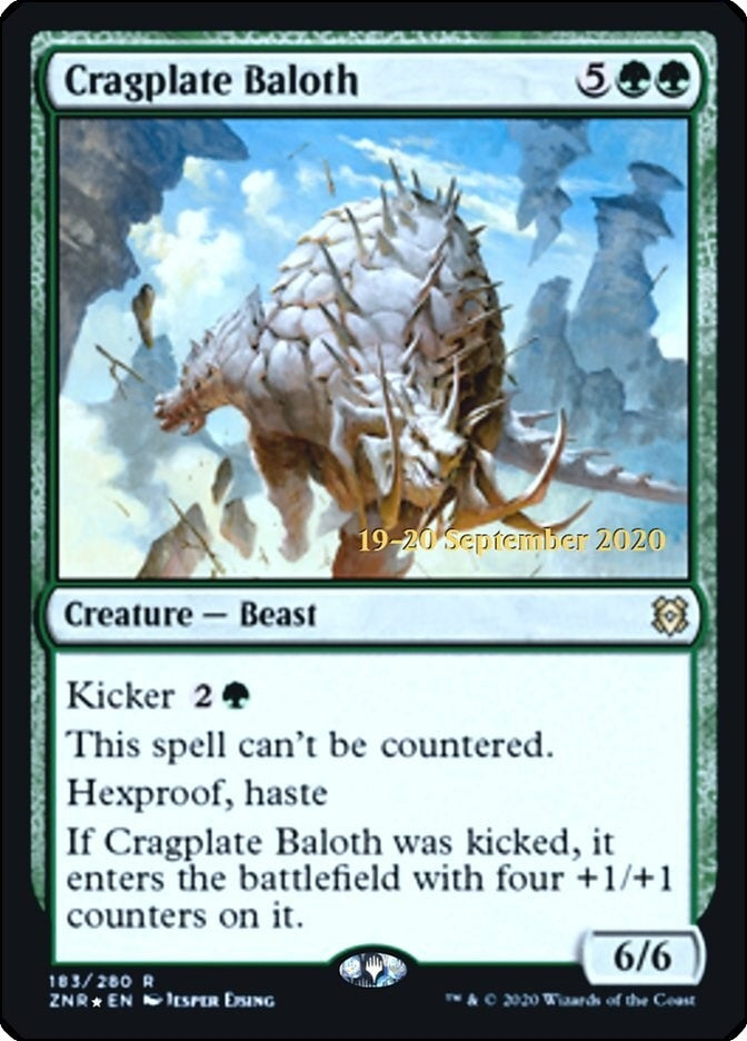 Cragplate Baloth (183) (Prerelease Cards)