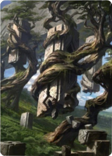Forest Art Card (20/81) (20) (Art Series: Zendikar Rising)