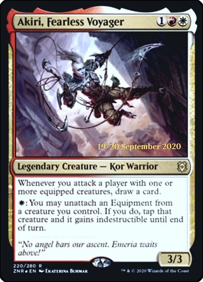 Akiri, Fearless Voyager (220) (Prerelease Cards)