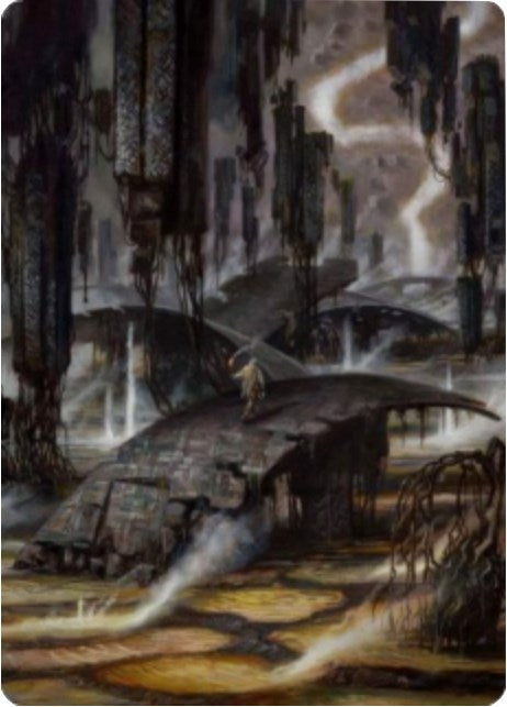 Grimclimb Pathway Art Card (24) (Art Series: Zendikar Rising)