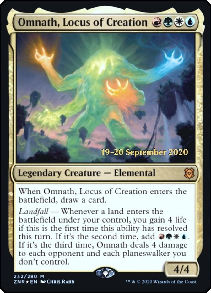 Omnath, Locus of Creation (232) (Prerelease Cards)