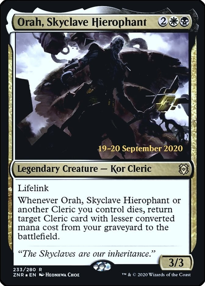Orah, Skyclave Hierophant (233) (Prerelease Cards)