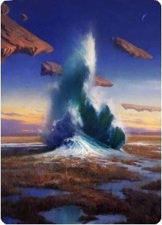 Flooded Strand Art Card (29) (Art Series: Zendikar Rising)