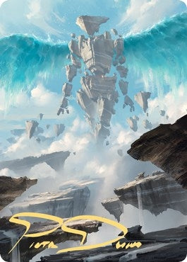 Celestial Colonnade Art Card (Gold-Stamped Signature) (33) (Art Series: Zendikar Rising)