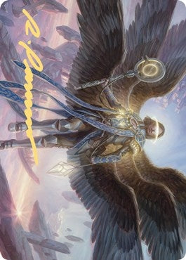 Angel of Destiny Art Card (Gold-Stamped Signature) (37) (Art Series: Zendikar Rising)