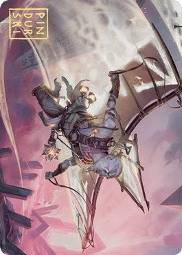 Kitesail Cleric Art Card (Gold-Stamped Signature) (40) (Art Series: Zendikar Rising)