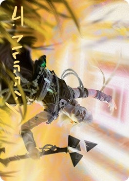Kor Celebrant Art Card (Gold-Stamped Signature) (41) (Art Series: Zendikar Rising)