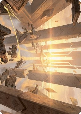 Skyclave Basilica Art Card (Gold-Stamped Signature) (44) (Art Series: Zendikar Rising)