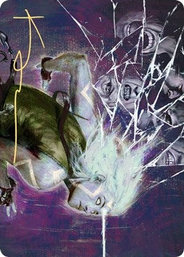 Anticognition Art Card (Gold-Stamped Signature) (46) (Art Series: Zendikar Rising)