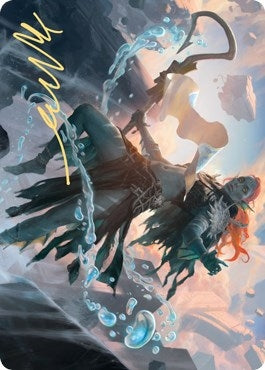 Expedition Diviner Art Card (Gold-Stamped Signature) (47) (Art Series: Zendikar Rising)