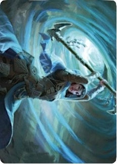 Sea Gate Stormcaller Art Card (50) (Art Series: Zendikar Rising)