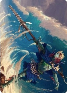 Tazeem Roilmage Art Card (51) (Art Series: Zendikar Rising)
