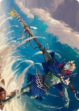 Tazeem Roilmage Art Card (Gold-Stamped) (51) (Art Series: Zendikar Rising)