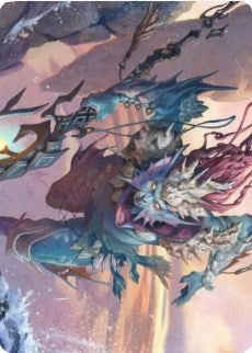Umara Wizard Art Card (52) (Art Series: Zendikar Rising)