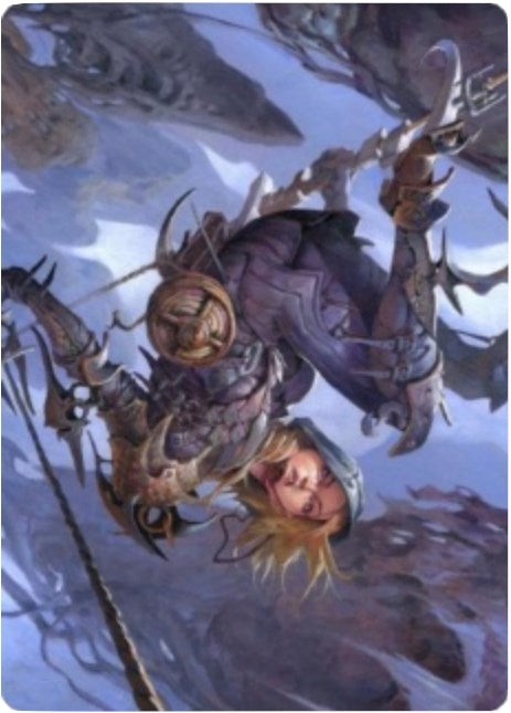 Blackbloom Rogue Art Card (53) (Art Series: Zendikar Rising)