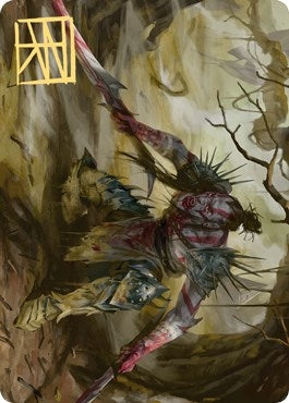 Highborn Vampire Art Card (Gold-Stamped Signature) (55) (Art Series: Zendikar Rising)