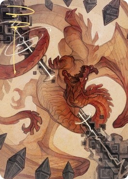 Soul Shatter Art Card (Gold-Stamped Signature) (62) (Art Series: Zendikar Rising)